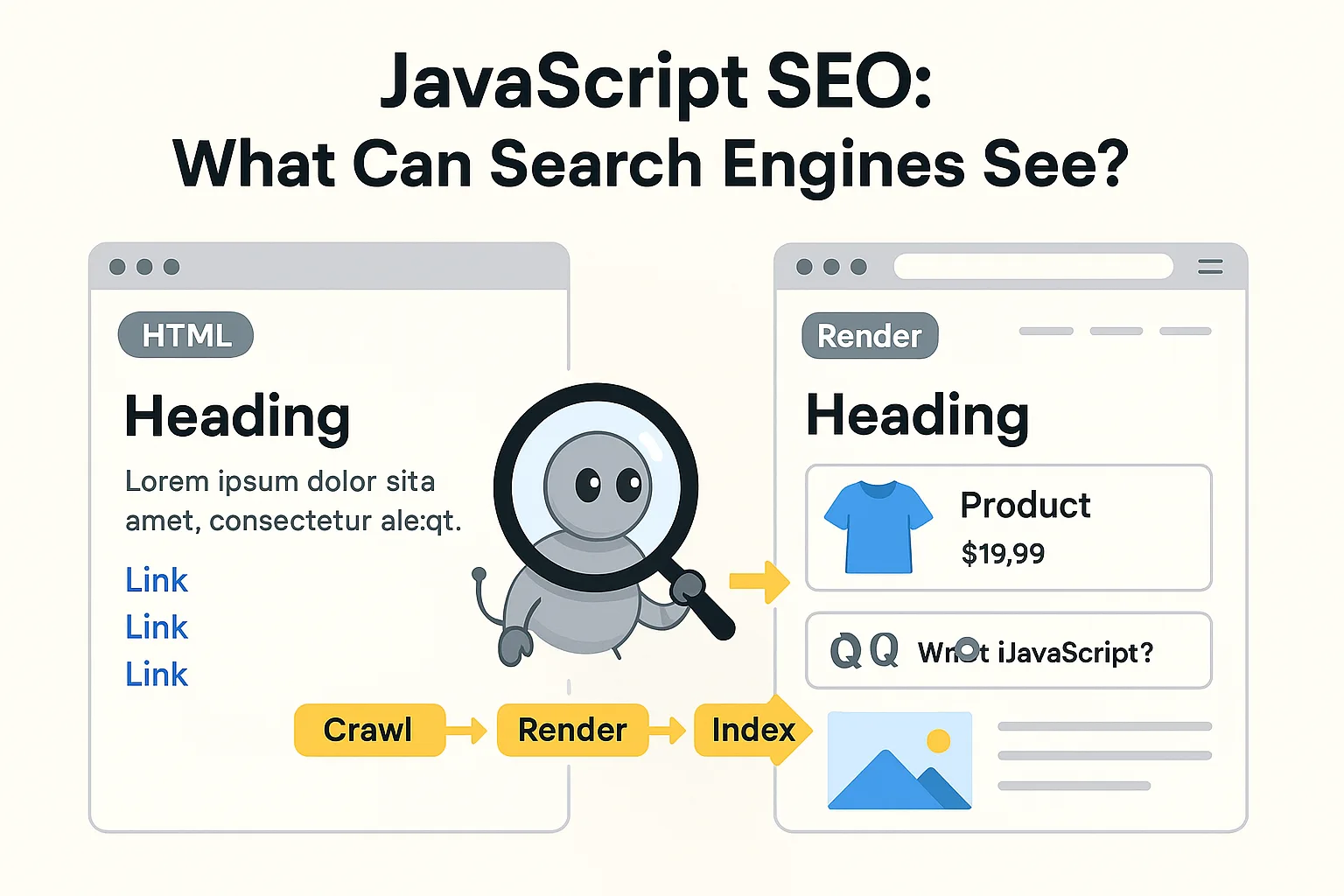 JavaScript SEO：搜索引擎到底能看到什么