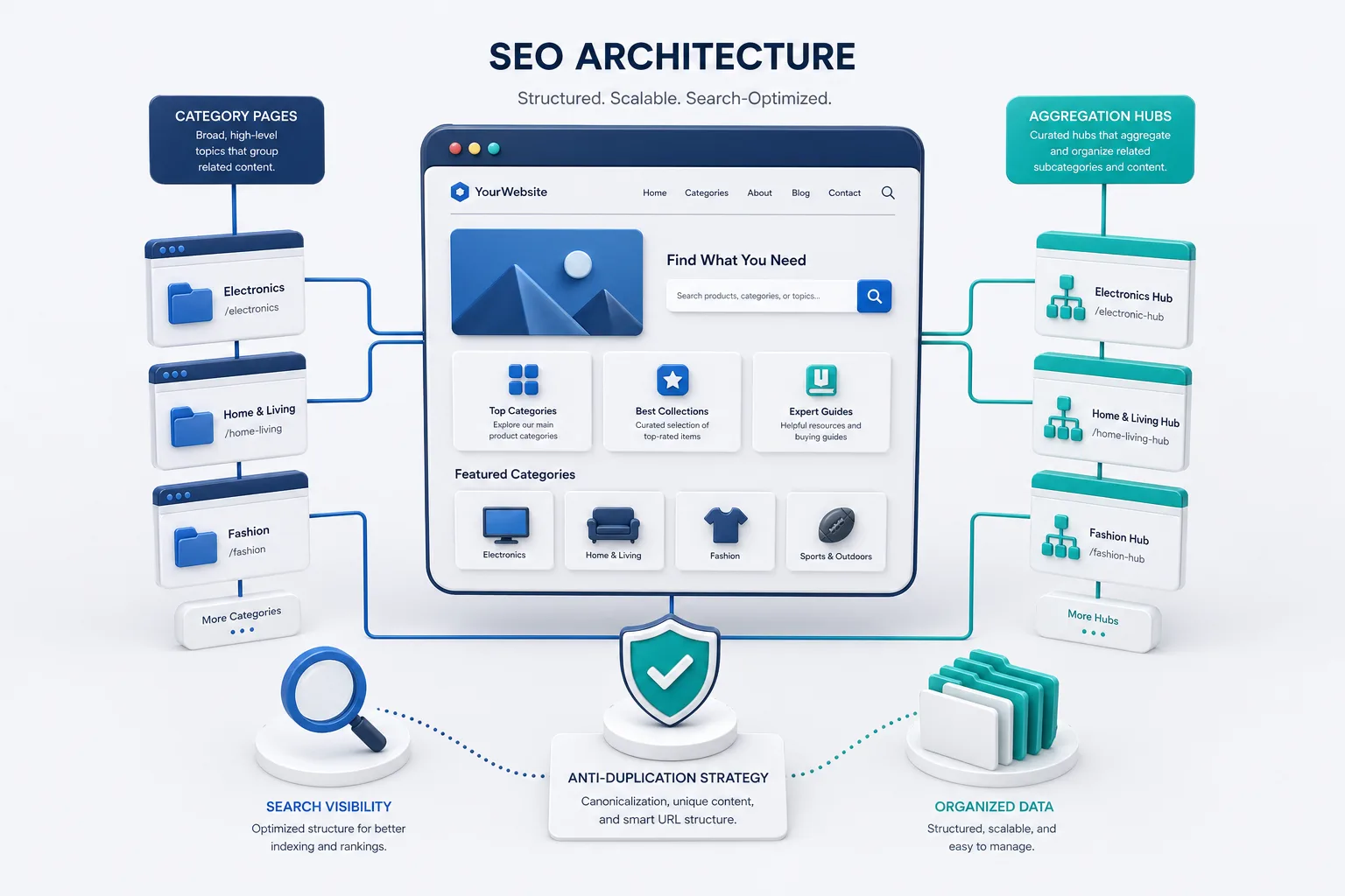 SEO 分类页怎么做：可索引筛选、参数页、聚合页与防重复策略