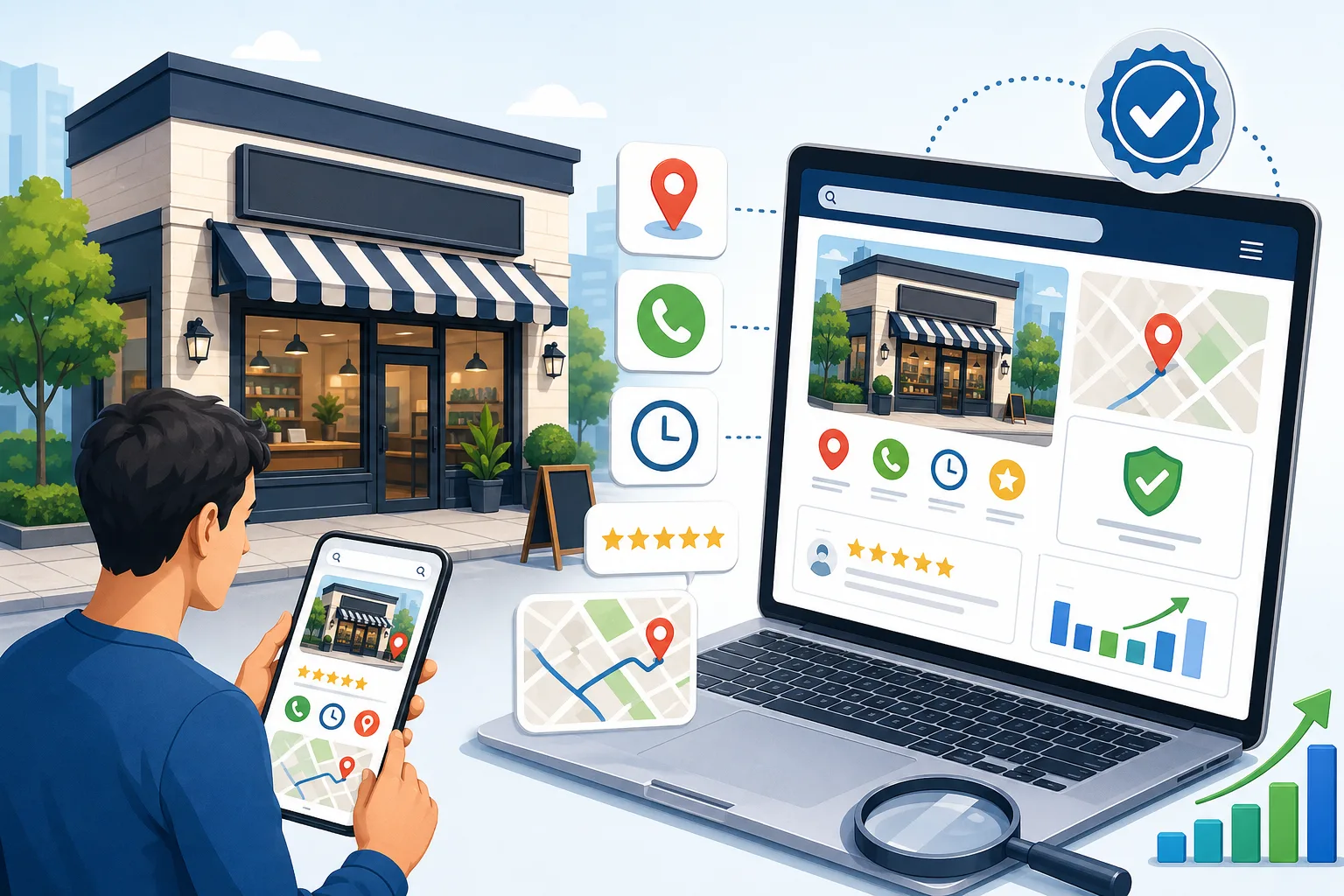 门店页 SEO 怎么做：地址、营业时间、评价、地图与服务证明